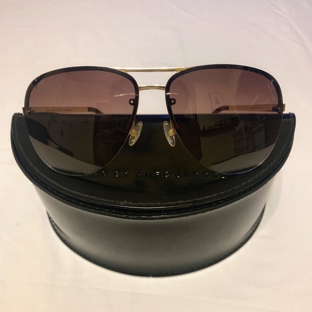 Marc Jacobs rimless aviator sunglasses
